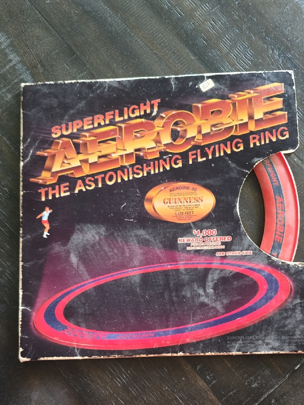 Vintage Superflight Aerovie Flying Ring. Used With Packaging.